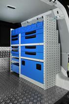 2_Pared derecha de Caddy con cajones y estantes Syncro Ultra